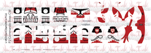 Fanatics Phase 1 Commander Wolffe (Red) (Decals)